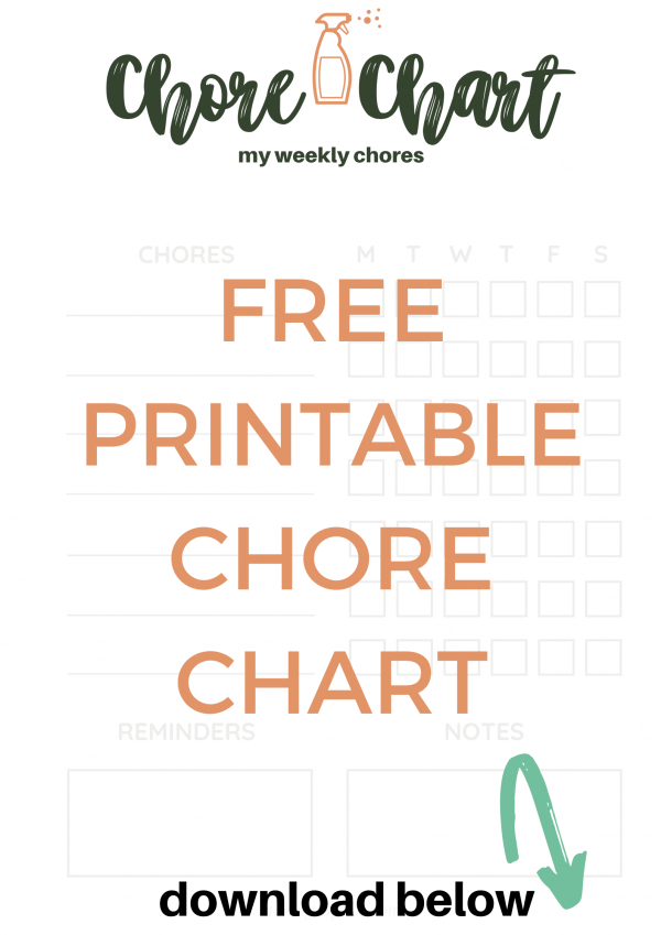 Printable Chore Chart - Making A Space