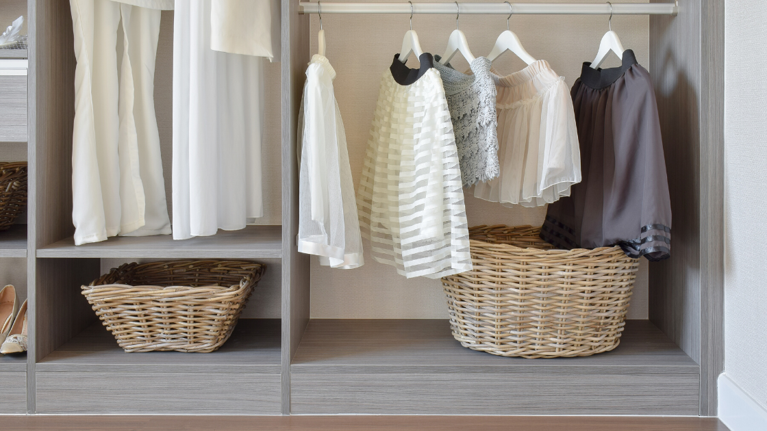 Basket Closet Organizing