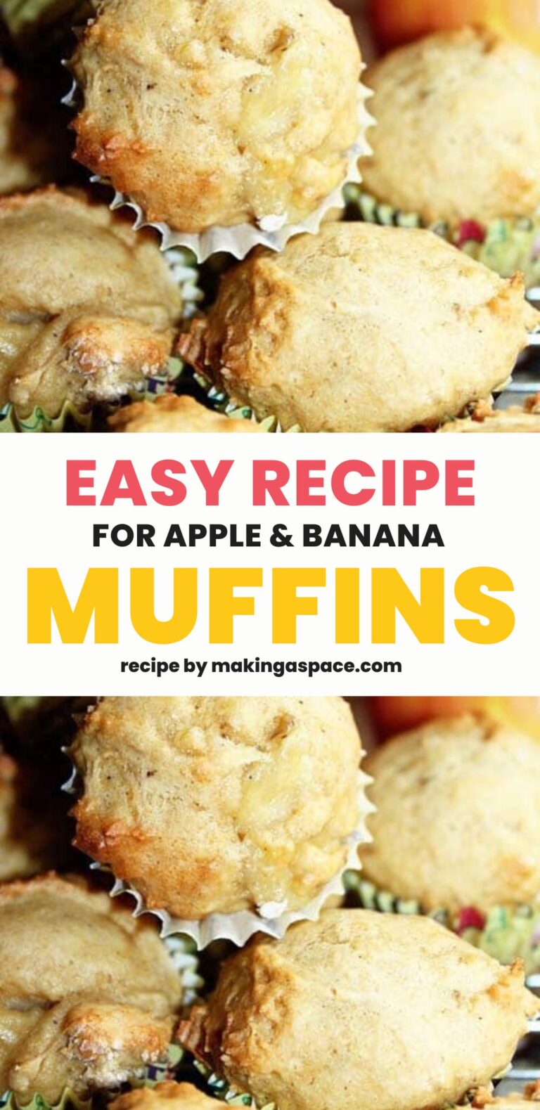 Quick Banana Apple Mini Muffin Recipe