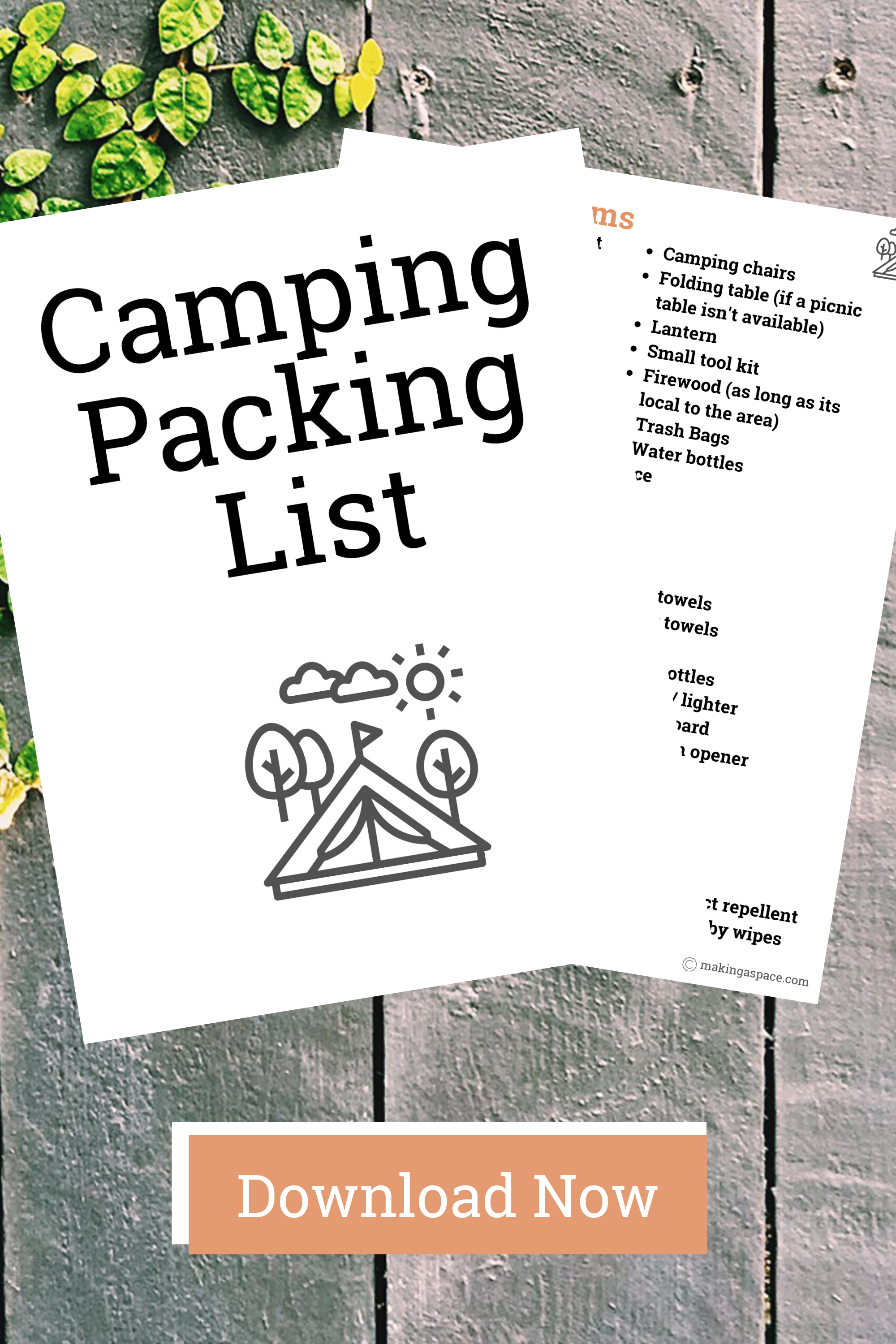 Printable Camping Packing List