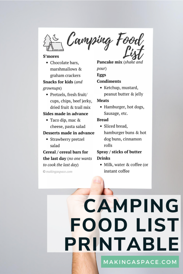camping-food-list-ideas