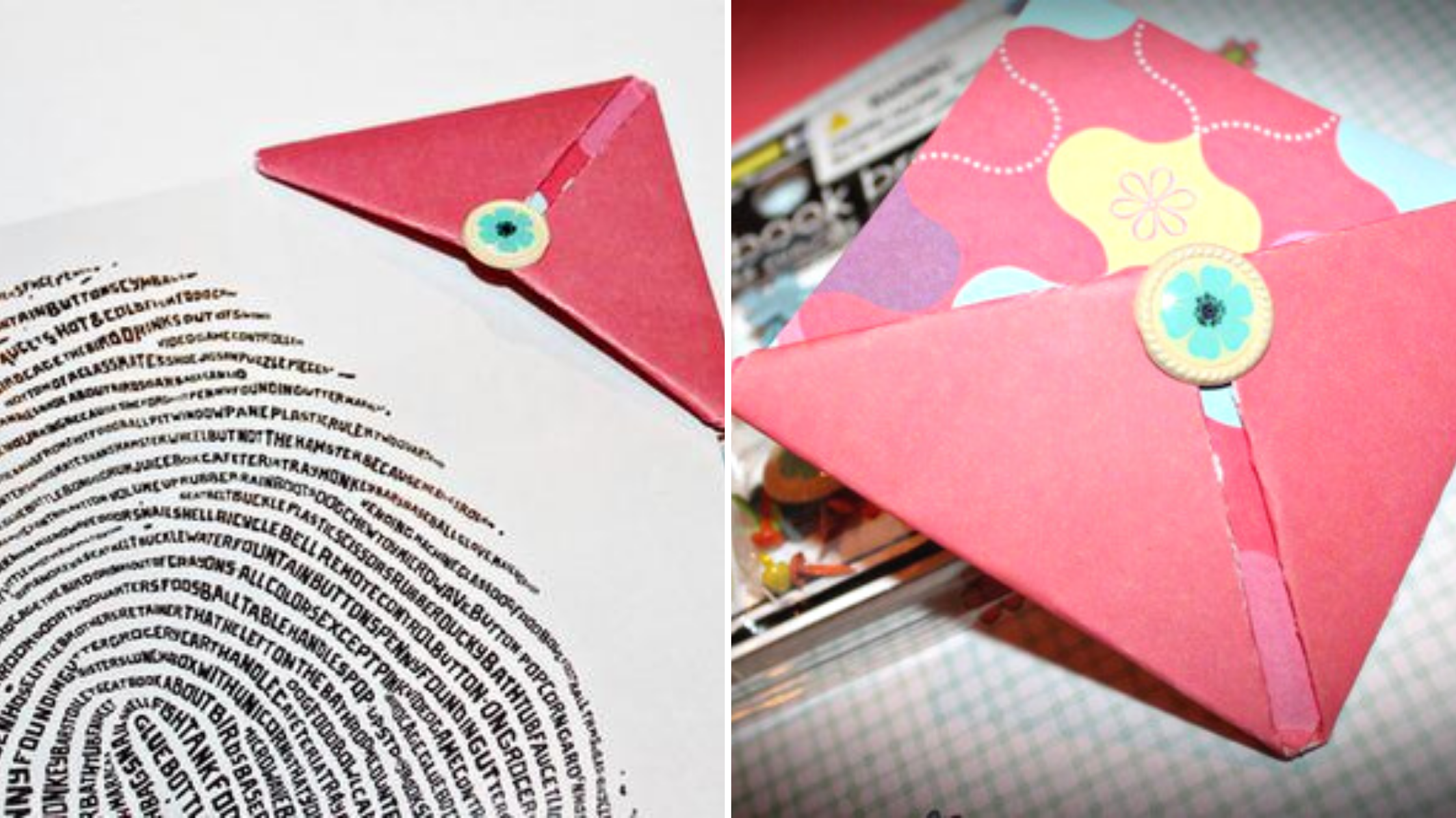 how to make a paper bookmark