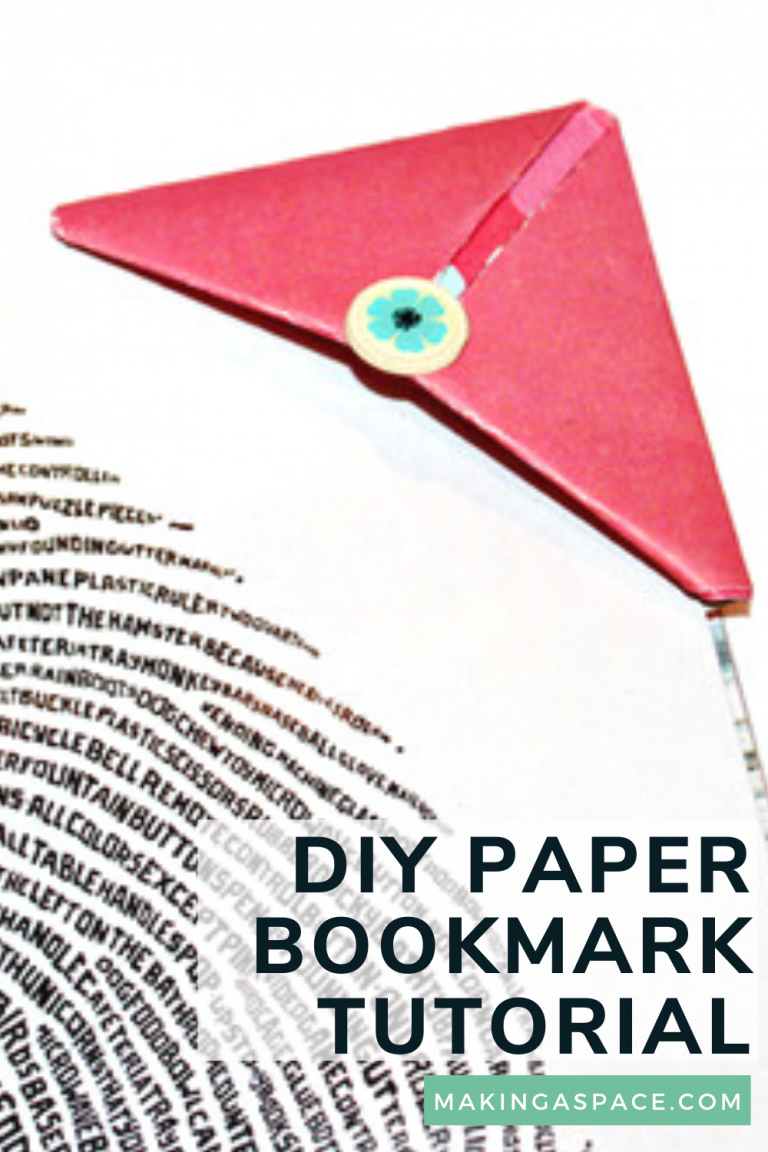 How to Make Easy Bookmarks Out of Paper