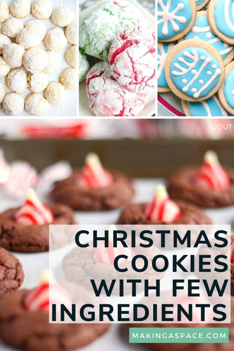 8 Easy Christmas Cookie Recipes with Few Ingredients