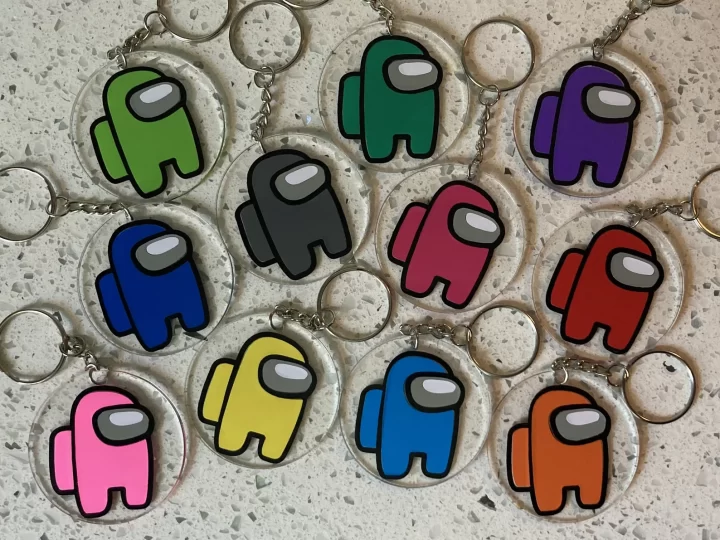 Image for Among Us Crewmate Keyrings Favors