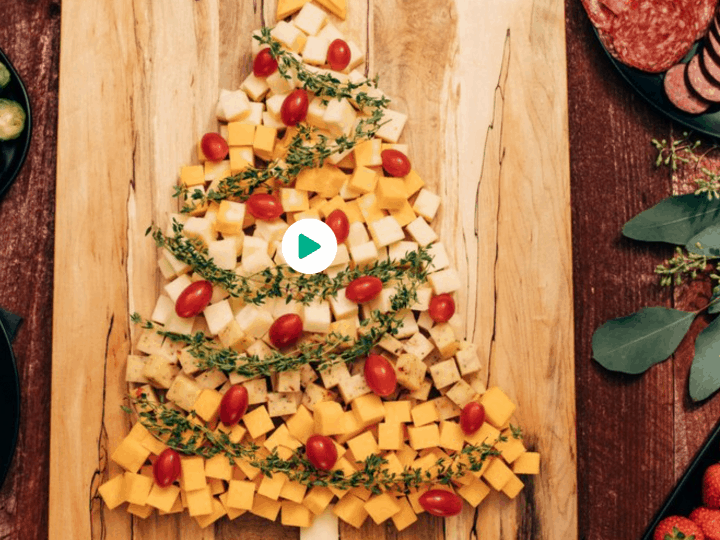 Image for Christmas Appetizer Cheese Plate