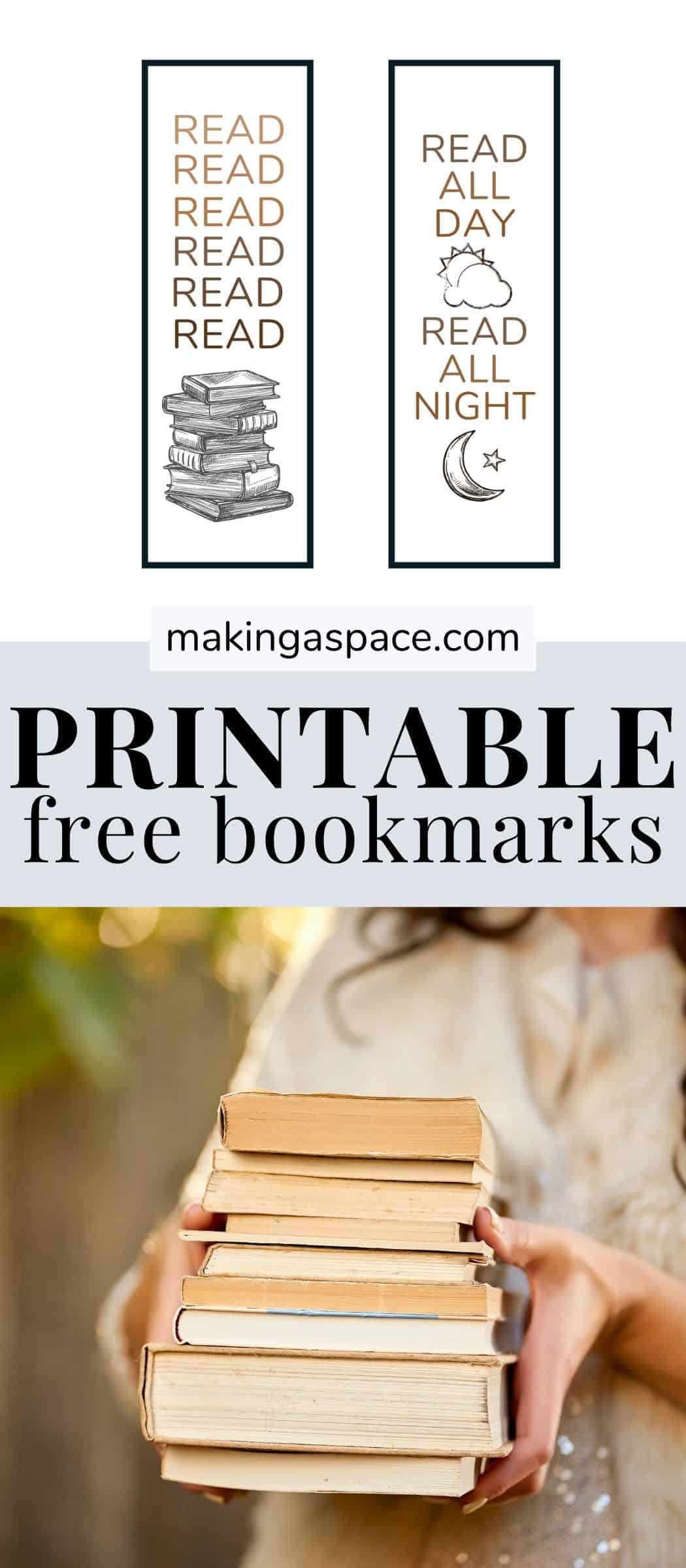 free printable bookmarks PDF