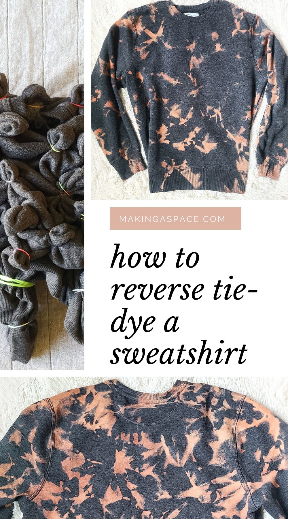 tie dye sweatshirt diy