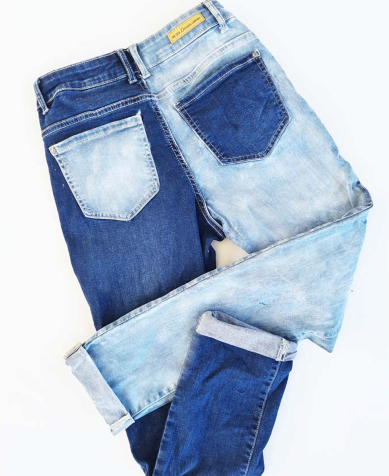 3  Easy to Make Bleached Denim Tutorials (Reverse Tie Dye)