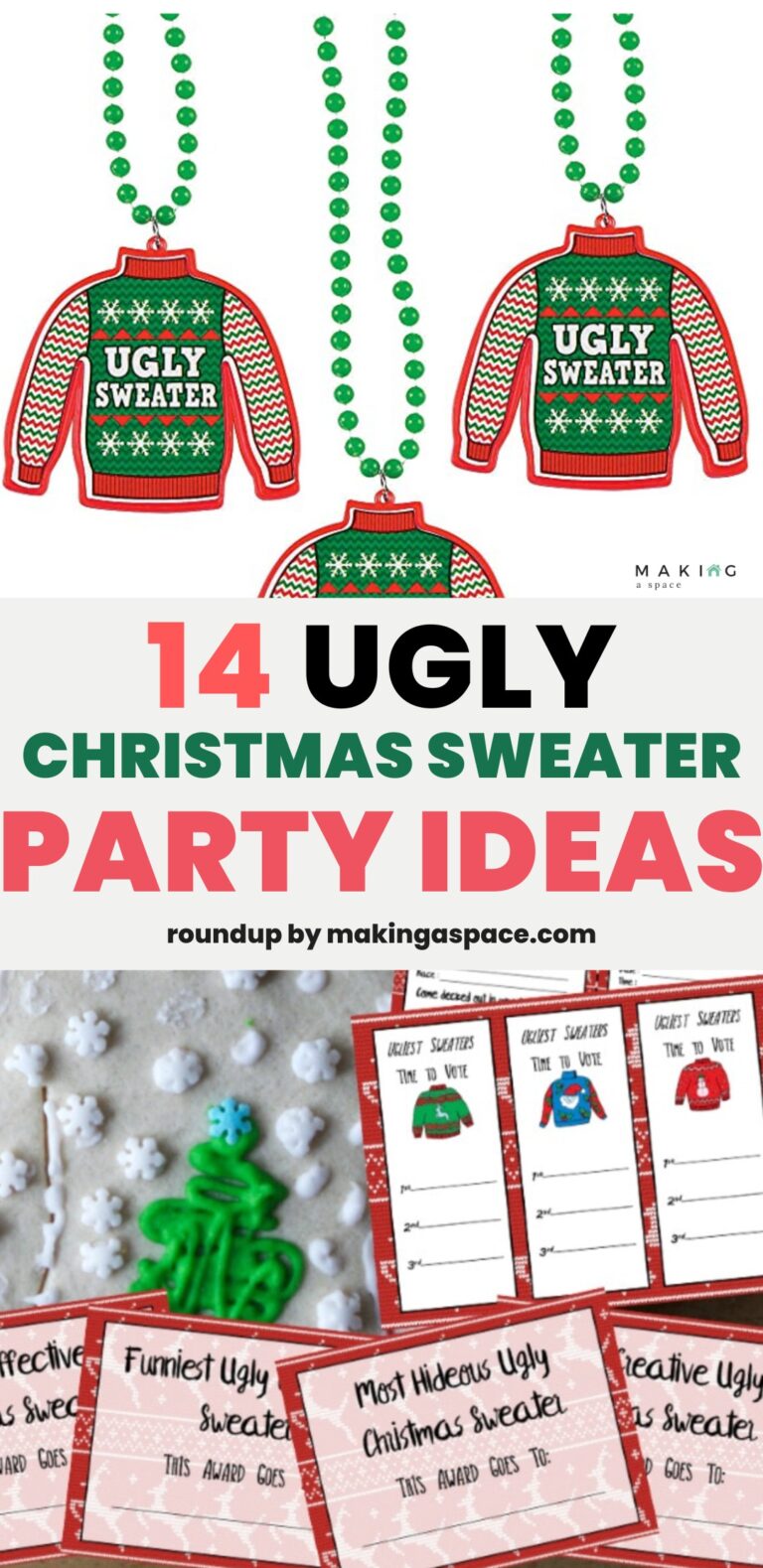 14+ Awesome Ugly Christmas Sweater Party Ideas