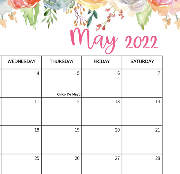 may calendar themes