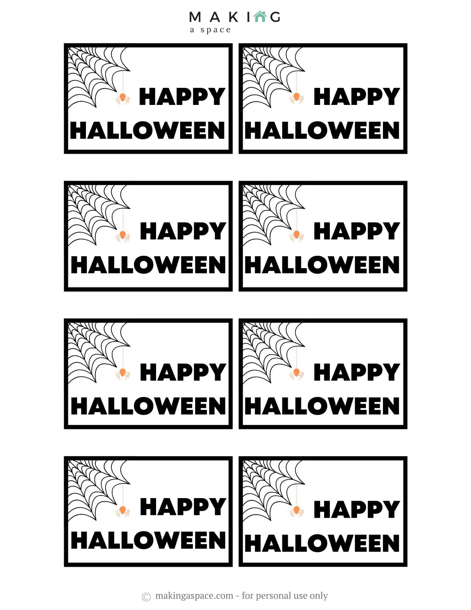 Free Printable Halloween Labels for Everything