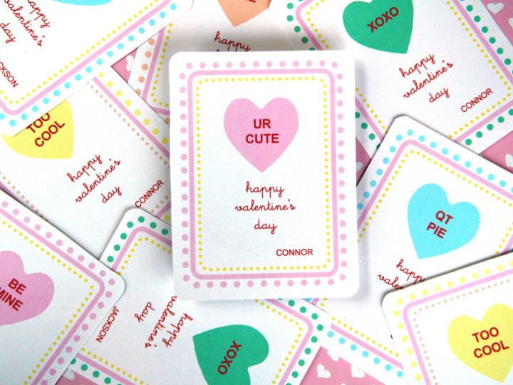 Image for Heart Happy Valentine's Day Tag