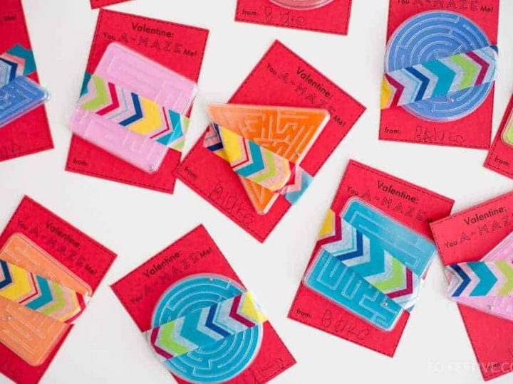 Image for You "A-Maze" Me Printable Valentines