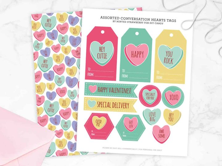 Image for Valentine's Day Wrapping Paper and Gift Tags (Free!)