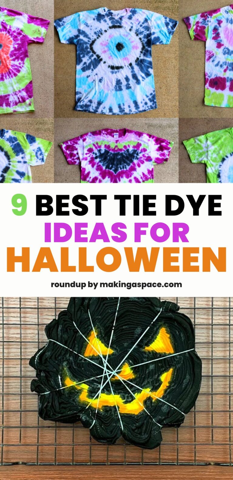 The Best Halloween Tie Dye Projects (9 Easy Ideas)