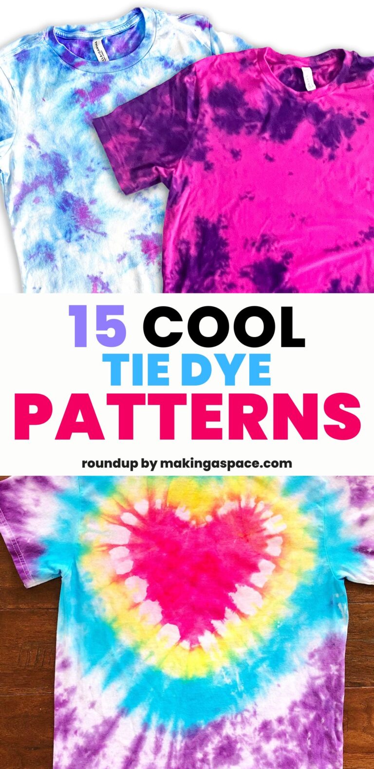 15 Cool Tie Dye Patterns And How to Make Them