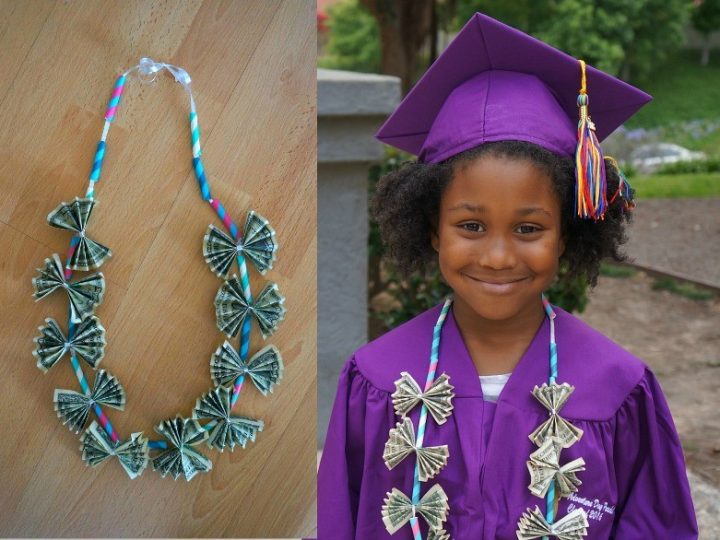 Image for Learn How To Make A Money Lei Tutorial – A DIY Graduation Gift!