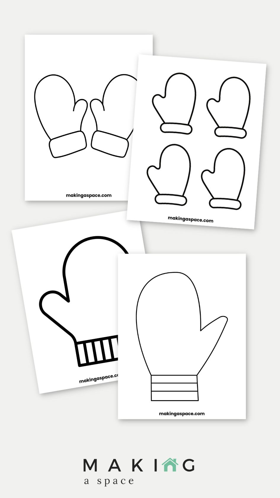 Free Mitten Templates