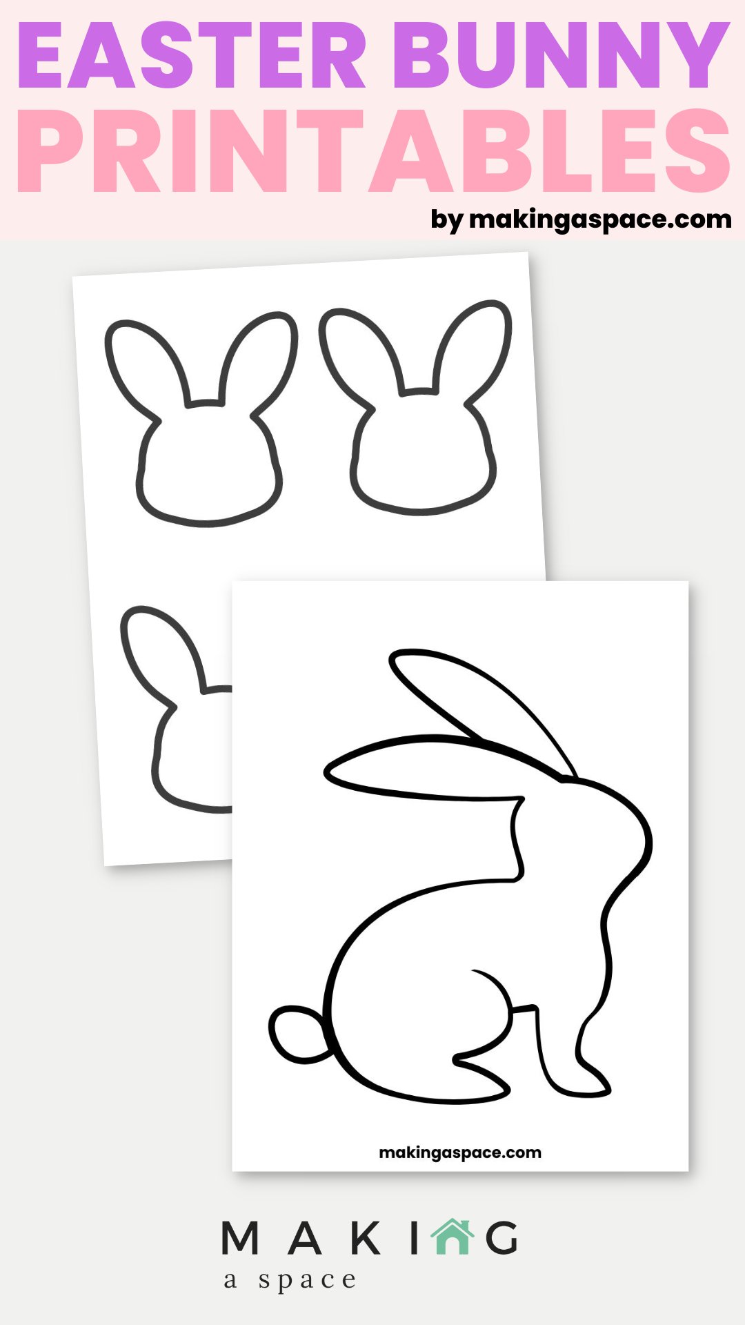 printable easter bunny templates