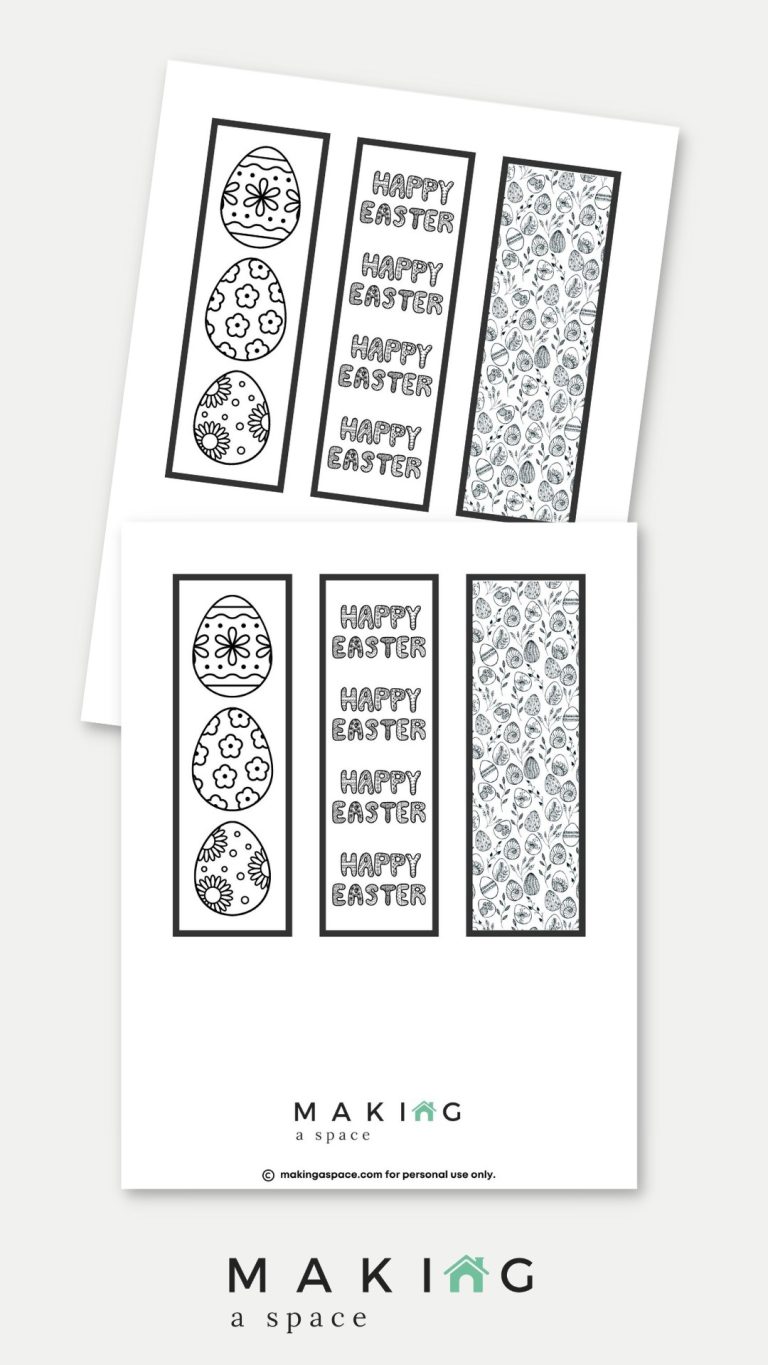 Easter Bookmarks Printable (3 Awesome Designs) Making A Space