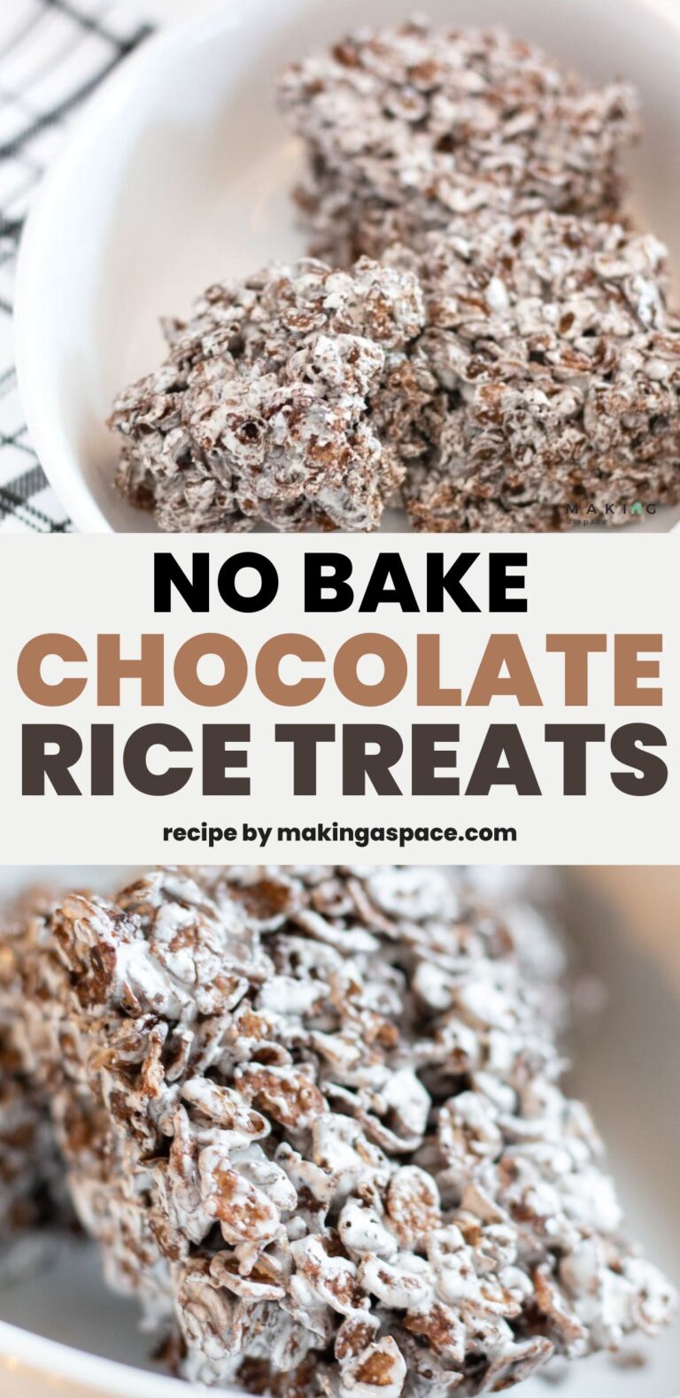 Easy No Bake Chocolate Krispies Treat Recipe