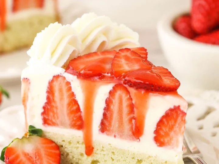 Image for The Ultimate Strawberry Shortcake Cheesecake Recipe