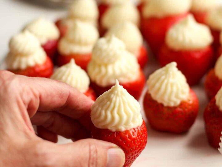 Image for No Bake Strawberry Cheesecake Bites